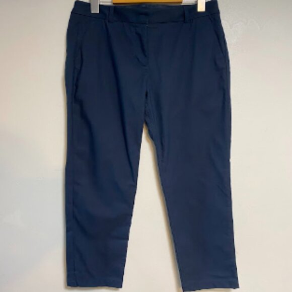Kit and Ace Navigator Navy Blue Women's Cropped Pants Size 8T - Picture 2 of 13